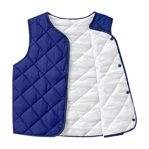 Little Boys Girls Puffer Vest Girls Vest Lightweight Water-Resistant Button Down Cute Jacket Sleeveless Winter Jacket 10-12 Years