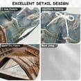 thumbnail image 2 of FORMRS Boys Swim Trunks Quick Dry Mesh Liner Boardshorts Sizes XS-XL, Wooden Boat, 2 of 7
