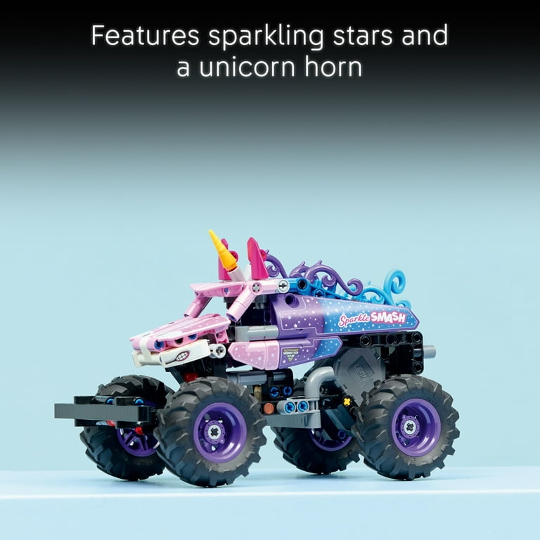 LEGO, Technic Monster Jam Sparkle Smash Pull-Back Truck Toy for