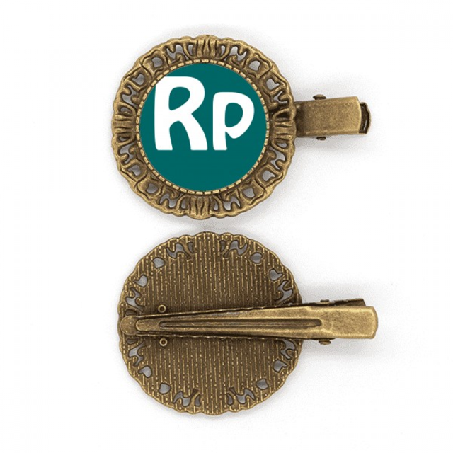 Inde Symbole de la Monnaie Roupie Coiffure Broche Coiffure Pince à Cheveux barrette