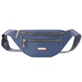thumbnail image 1 of Riñonera DAITET bandolera azul ajustable, tamaño grande, 1 of 6
