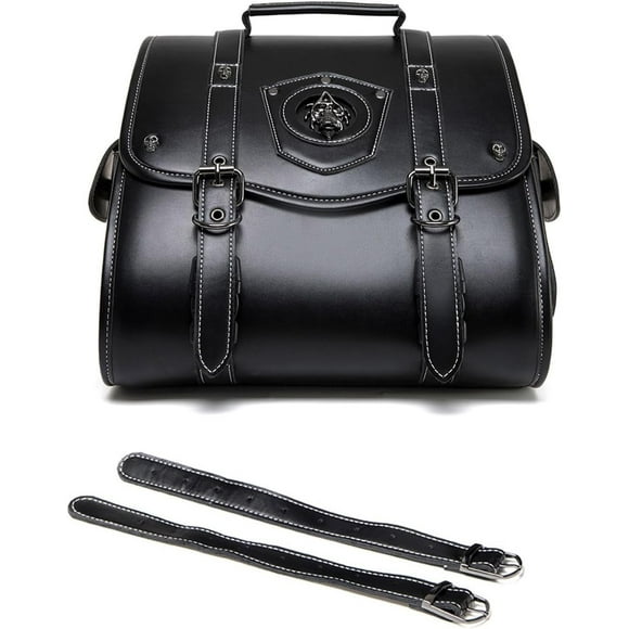 Motorcycle Tool Bag Retro Styles Saddlebag Waterproof Leather Side Bag Bags Travel Luggage Bag Over Saddlebag