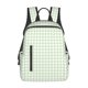 thumbnail image 1 of Fotbe Pistachio Green Checkboard Mochila Ligera para Hombres y Mujeres - Duradera y Resistente al Agua, Ideal para Escuela, Trabajo, Viajes y Uso Diario, 1 of 7
