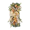 thumbnail image 2 of Christmas Rattan Upside Down Tree Wall Hanging Door Hanging Restaurant Decoration, 2 of 5