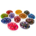 thumbnail image 3 of Set of 12 Handcrafted Geometric Ukrainian Pysanky Wooden Easter Eggs 2.5 Inches, 3 of 3