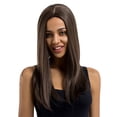thumbnail image 6 of 22" Long Heat Resistant Synthetic Hair Middle Part 22in, 6 of 8