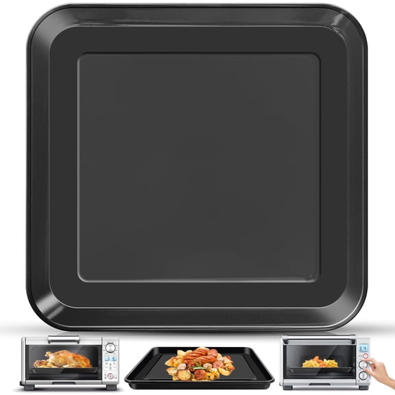 GWY 10" × 10" Baking Pan for Breville Compact Smart Oven, Non-Stick Stainless Steel Tray, Dishwasher Safe