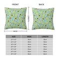 thumbnail image 2 of Pofeuu Avocado and Hearts Print Double-sided plush pillowcase Square Throw Pillow Covers Pillows Cover for Living Room Bedroom Sofa Couch Cushion Cover（No pillow core）-22"x22", 2 of 7