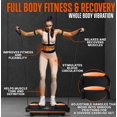 thumbnail image 6 of SQUATZ Vibration Plate Exercise Machine Set - 250W Standing Platform with Resistance Bands and Pilates Rod, 6 of 6