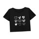 thumbnail image 5 of Ropa corta para mujer, camiseta corta suave y elegante para el trabajo, la playa y el camping M, 5 of 7