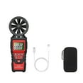 thumbnail image 1 of Digital Anemometer Portable Hand Held Wind Speed Meter Windmeter LCD Display Temperature Meter ,Comprehensive Data Display, 1 of 7