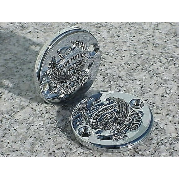 1987-2008 Kawasaki Vulcan 88 1500 Classic Nomad Drifter CHROME EAGLE FLUID CAPS