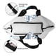 thumbnail image 4 of Balery Skiing Enthusiast Bolsa Tote Estilo Estético con Cremalleras, Bolsa de Hombro, Bolsa de Compras Grande y Plegable, 4 of 8
