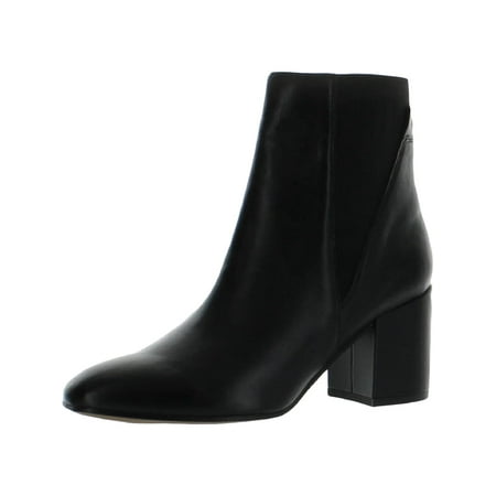 

Franco Sarto Womens Tieran Leather Slip On Ankle Boots