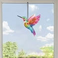 thumbnail image 2 of Colorful Hummingbird Wrought Wall Metal Ornaments Crafts Wall Stickers Easy To Install, 2 of 6
