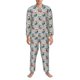 thumbnail image 3 of Fotbe Skiing penguin Pijama de Hombre con Estampado de Manga Larga, Conjunto de 2 Piezas, Ropa de Dormir Suave y Cómoda con Bolsillos-X-Large, 3 of 7
