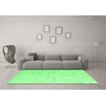 thumbnail image 3 of Ahgly Company Indoor Round Oriental Emerald Green Traditional Area Rugs, 7' Round, 3 of 4