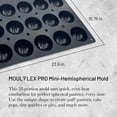 thumbnail image 2 of Molde de silicona de Buyer MOUL'FLEX PRO Mini-Hemispheric, 2 of 6