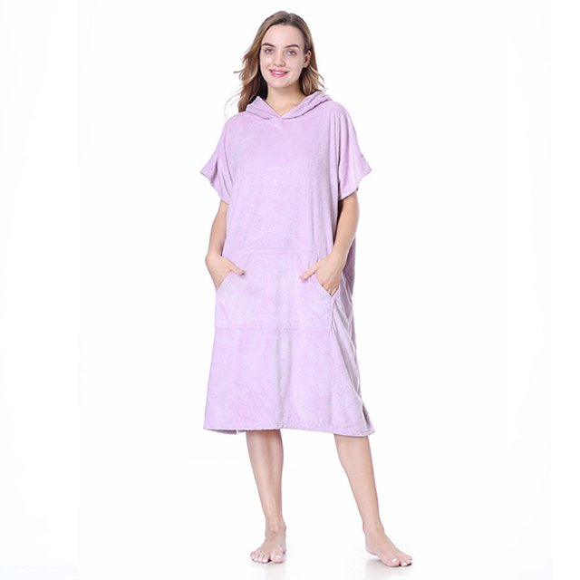 Bata de baño Albornoz Natación Capa de secado rápido Bata polar Surf Buceo Toalla de baño con capucha Poncho de playa Batas de casa cálidas y resistentes al viento para hombres y mujeres