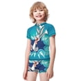 thumbnail image 2 of Looney Tunes Bugs Bunny Boys 2-Piece Swimsuit Set, Short Sleeve Rash Guard & Swim Trunks, 2 of 7