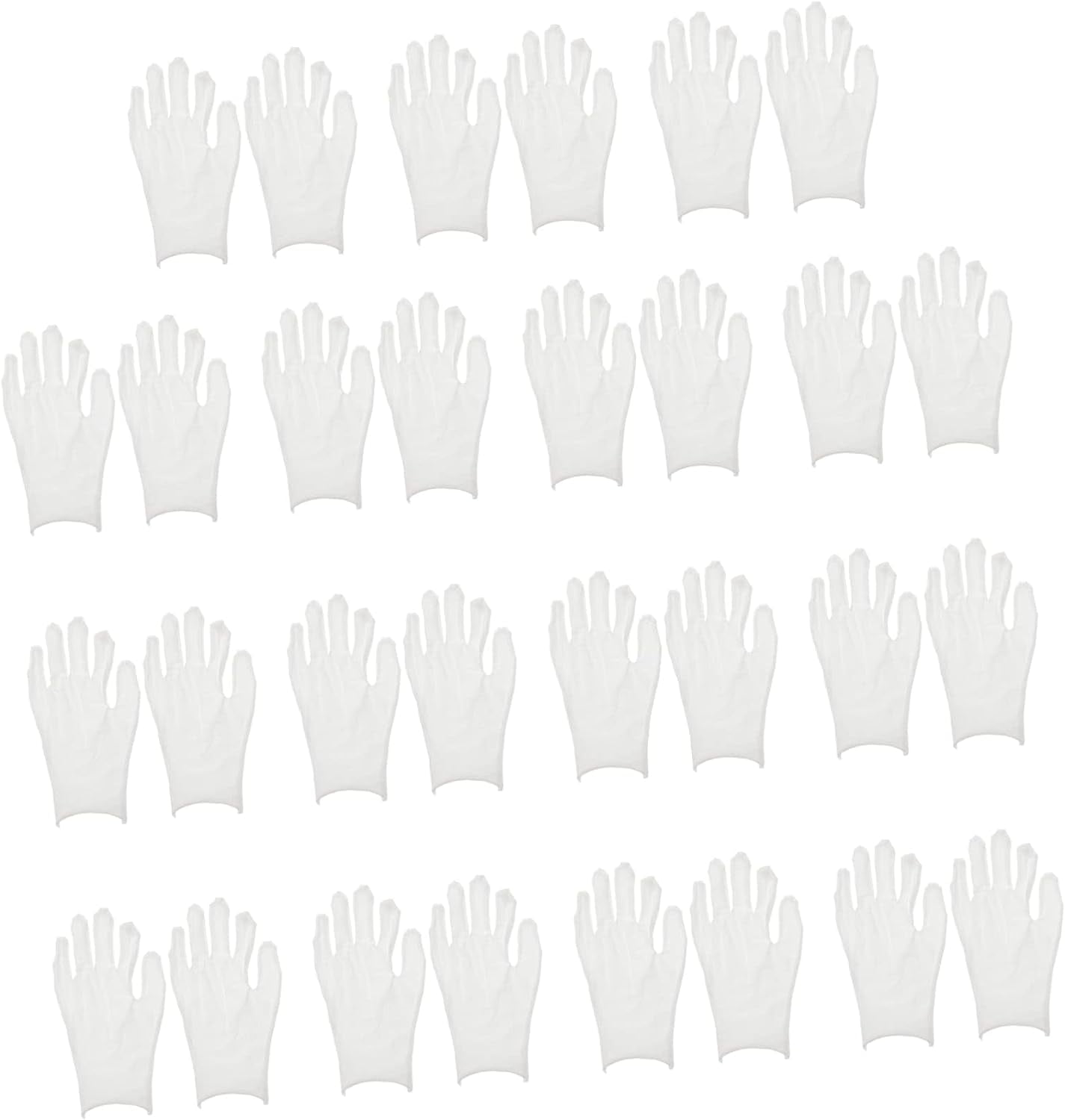 15 Pairs Overnight Moisture GlovesWintergloves WhiteHands NightDriving