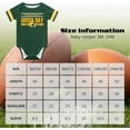 thumbnail image 5 of Newborn City Baby Girl Boy Clothes Unisex,Football Team Clothing Short Sleeve Apparel,Infant Baby Bodysuits,Size:3-24 Months, 5 of 5
