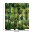 thumbnail image 3 of Bathroom Shower Curtain Abstract Flower Pattern Polyester Cloth Door Curtain for Bathroom Partition, 3 of 6