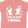 thumbnail image 4 of Inktastic How I Roll Bowling Boys or Girls Toddler T-Shirt, 4 of 5