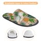 thumbnail image 3 of Fotbe Pineapples Palm Leaves Pantuflas Peludas para Mujer con Estampado, Zapatillas de Peluche, Zapatos de Invierno para Casa, Uso Interior y Exterior-Medium, 3 of 8