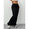 thumbnail image 3 of Women's Tight Fit Bodycon Midi Skirt, High Waist Stretch Pencil Skirt for Casual Streetwear & Everyday Wear, 3 of 5