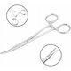 thumbnail image 3 of Pinzas hemostáticas de acero inoxidable para gatos y mascotas (curvas de 18 cm) 7IMSH89NA4V, 3 of 5
