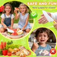 thumbnail image 4 of Juego de cuchillos Reaeon, 46 piezas para niños, para cocinar de verdad con tabla de cortar, 4 of 9