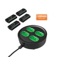 thumbnail image 5 of 4pcs 1200mAh Rechargeable Battery Pack With USB Charger For Xbox Series X/S/Xbox One S/X Wireless Controller Battery Replacement, 5 of 5