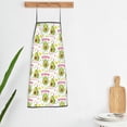 thumbnail image 6 of Naloa 1Pack Adjustable Bib Apron Waterdrop Resistant Cooking Kitchen Aprons for Women Men Chef, Avocado Work Out Print, 6 of 8