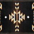 thumbnail image 7 of BizChair Southwest Native, Area Rug, Brown Black Beige Ivory (2 Feet X 3 Feet 4 Inch Mat), 7 of 7
