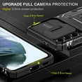 thumbnail image 3 of Case for Galaxy S21 Plus, Slide Lens Protective Case Shockproof Impact Resistant with Kickstand Cover Case for Samsung Galaxy S21 Plus 4G/5G 6.7 inch Black, 3 of 13