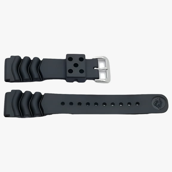 Seiko Original Rubber Curved Line Watch Band 22mm Divers Model SKX007, SKX173