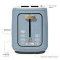 thumbnail image 3 of Beautiful 2 Slice Toaster with Touch-Activated Display, Cornflower Blue by Drew Barrymore, 3 of 8