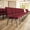 Red Fabric/Silver Vein Frame, variant on Flash Furniture 4 Pack 18.5''W Stacking Church Chair in Red Fabric - Silver Vein Frame