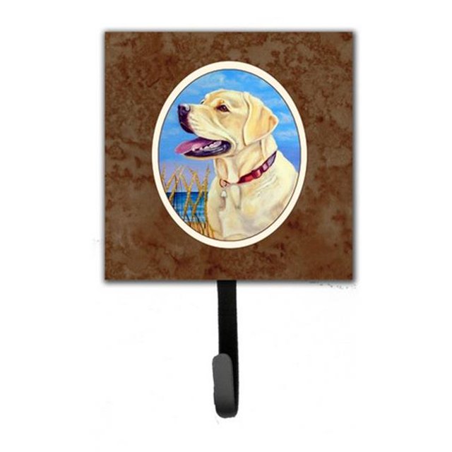 Labrador Jaune à la Laisse de Plage Ou Porte-Clés