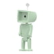 thumbnail image 1 of Lámpara de noche con forma de robot, luz ambiental, lámpara de noche decorativa para mesita de noche. Cuadrado Verde, 1 of 9