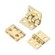 thumbnail image 3 of 100Pcs Bisagras Mini de Cobre Puro para Conectores de Cajones de Muebles, Dorado, 3 of 6