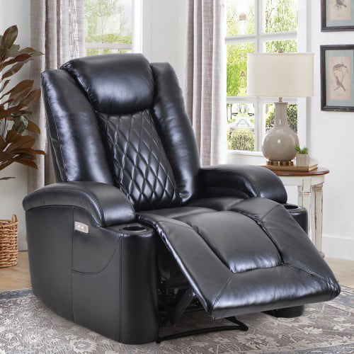 High Quality Pu Leather Lounge Chair, Power Motion Recliner Sofa
