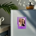thumbnail image 4 of 5 Pack Colorful Magnetic Picture Frame for Polaroid Photos, Colorful Photo Display Frames for Refrigerator, Locker or Whiteboard, Magnetic Photo Holders, Purple, 4 of 6