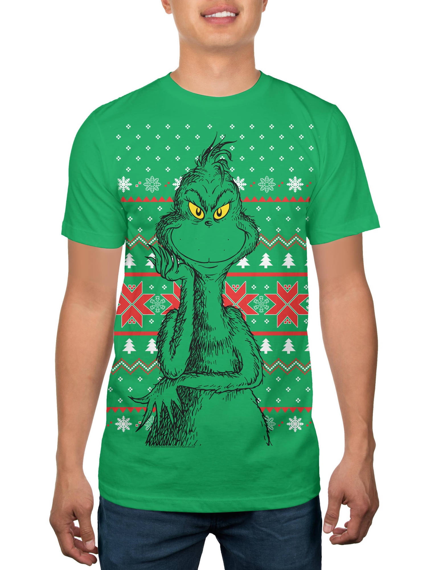 Dr. Seuss' The Grinch License Mens Ss Tee