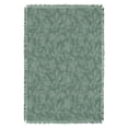 thumbnail image 3 of Mainstays Rustic Designs Green Brier Dot Botanical Cotton Blend Jacquard Knit Tapestry Throw, 50" x 60", 3 of 7
