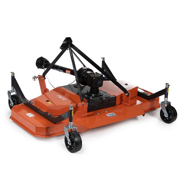Titan Attachments 3 Point PTO Finish Mower, 72" Cutting Width, Category 1 Hitch, Rear Discharge