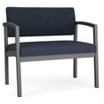 thumbnail image 1 of Pemberly Row Reception Waiting Bariatric Chair - Charcoal Steel / Blue / Blue, 1 of 5