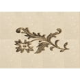 thumbnail image 1 of Ahgly Company Machine Washable Indoor Rectangle Transitional Moccasin Beige Area Rugs, 2' x 4', 1 of 7