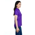 thumbnail image 3 of Team 365 Women's Command Snag Protection Polo Purple XS, 3 of 3